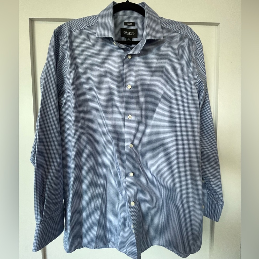 Kenneth Cole Awareness blue dress shirt